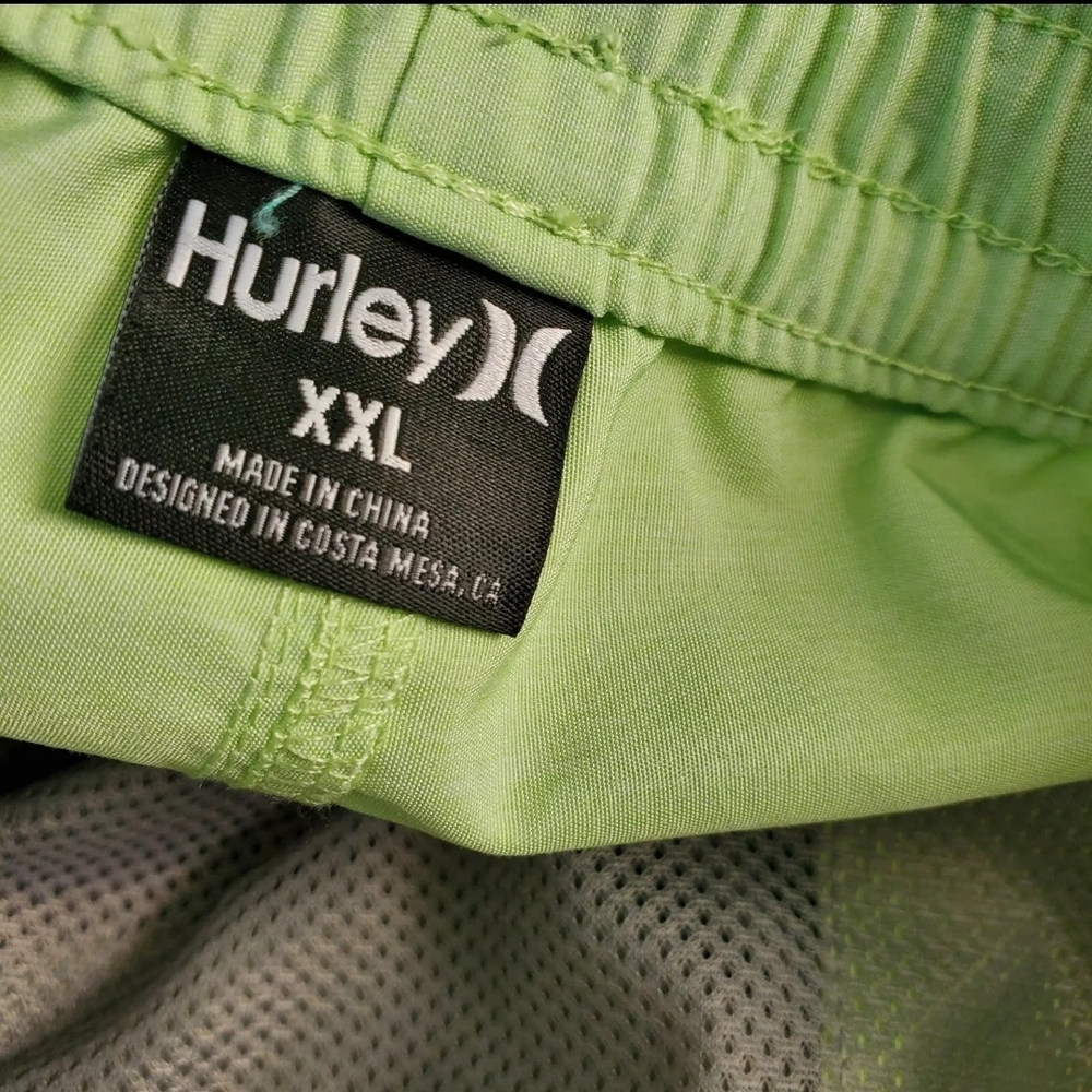 Hurley Lime Green(Mens) XXL Swim Trunks NWT